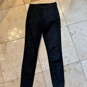 Joes Black snake print  Pants